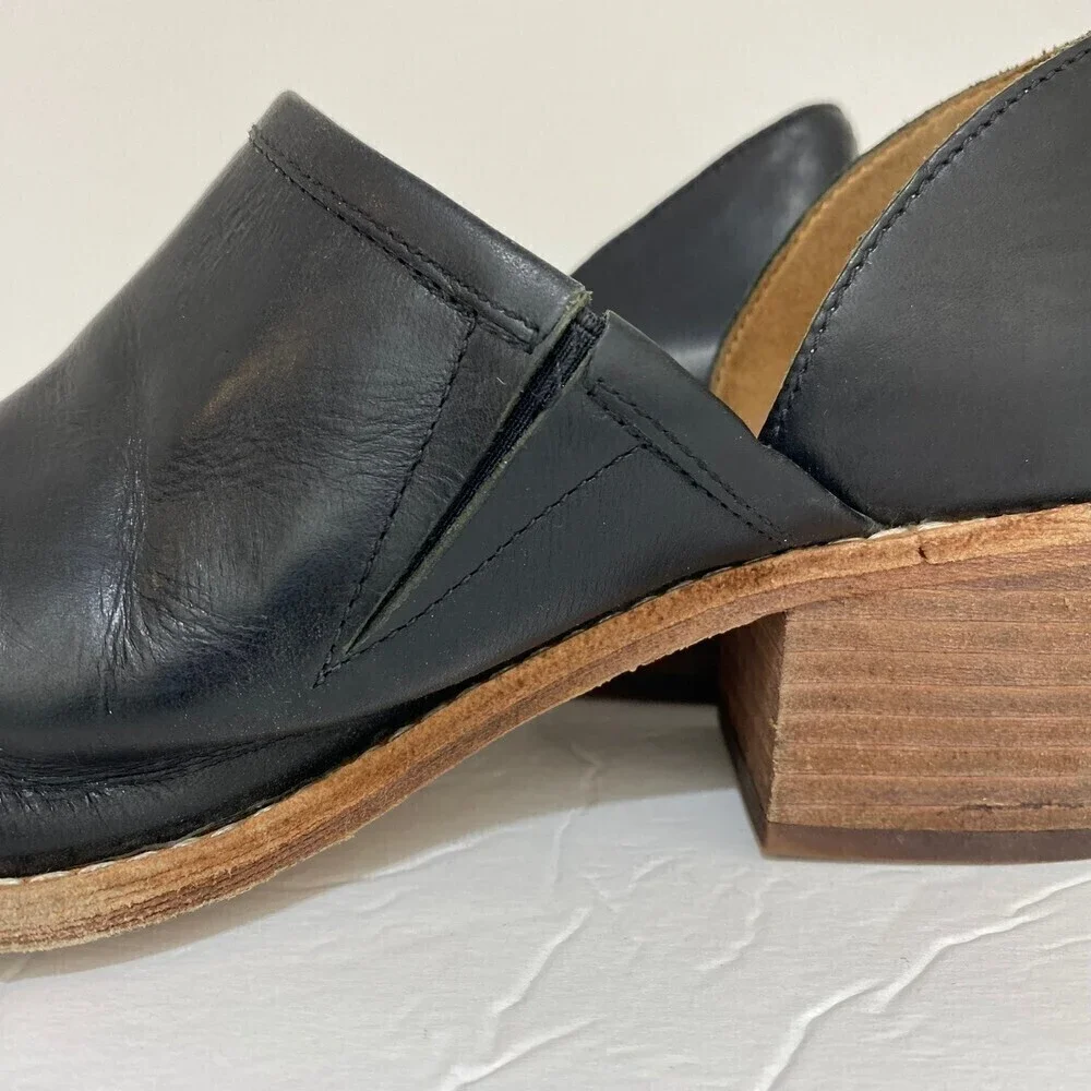 Madewell Women's The Brady Lowcut Ankle Booties Black Leather Size 7.5